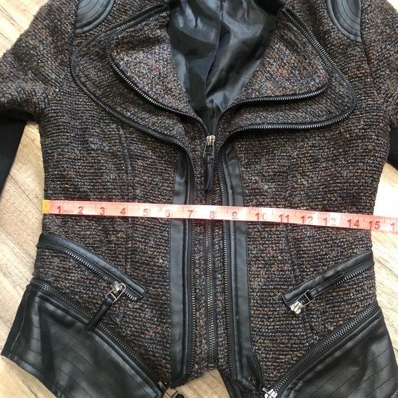 DOUBLE ZERO Leather & Fabric JACKET - Picture 9 of 11